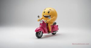Emoji Traveling Bermuda Style Facebook Cover & Phone Wallpaper