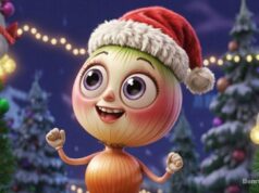 Bermuda Christmas Onion Facebook Cover & Phone Wallpaper