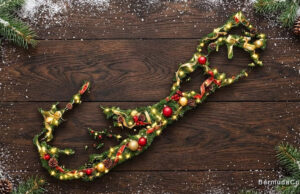 Island Christmas Sparkle Facebook Cover & Phone Wallpaper