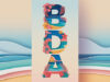 BDA Bloom Cutout Design Facebook Cover & Phone Wallpaper
