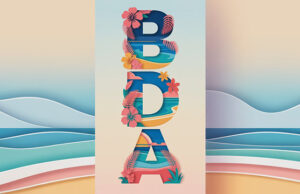 BDA Bloom Cutout Design Facebook Cover & Phone Wallpaper