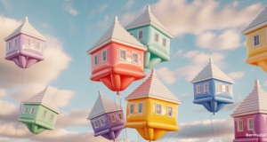 Bermuda Balloon Neighborhood Facebook Cover & Phone Wallpaper