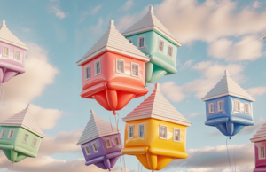 Bermuda Balloon Neighborhood Facebook Cover & Phone Wallpaper