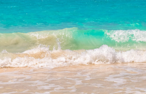 Bermuda Beach Waves Facebook Cover & Phone Wallpaper