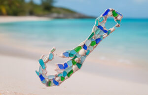 Bermuda Island Sea Glass Mosaic Facebook Cover & Phone Wallpaper