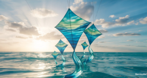 Bermuda Kite Inspired Design Facebook Cover & Phone Wallpaper #2