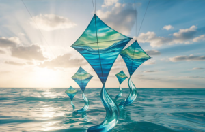 Bermuda Kite Inspired Design Facebook Cover & Phone Wallpaper #2