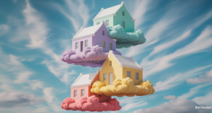 Living On The Cloud Facebook Cover & Phone Wallpaper