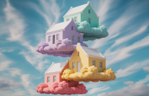 Living On The Cloud Facebook Cover & Phone Wallpaper