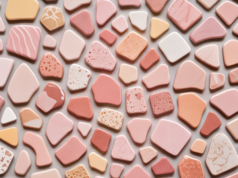 Mini Tiles Inspired By Bermuda Sand Design Facebook Cover & Phone Wallpaper