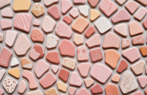 Mini Tiles Inspired By Bermuda Sand Design Facebook Cover & Phone Wallpaper
