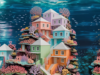 Underwater Bermuda Architecture Inspired Facebook Cover & Phone Wallpaper